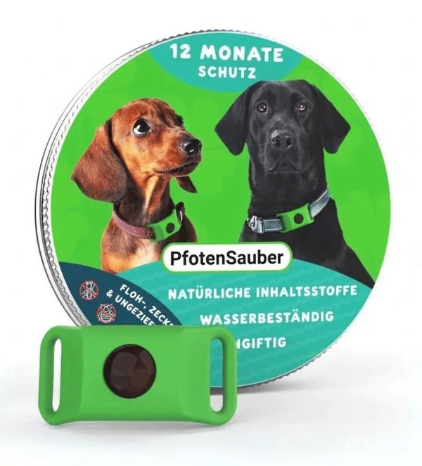 Pfotensauber 12 Monate floh- und zecken frei